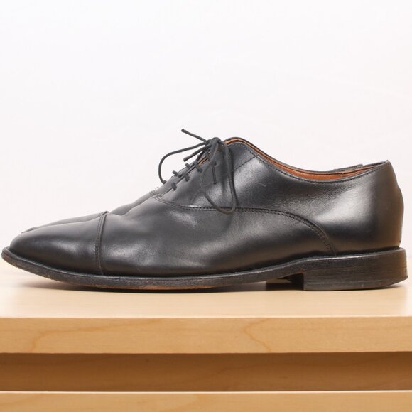 Allen Edmonds Soho 9D Black Cap-toe Balmoral Calfskin Goodyear Welted - Picture 2 of 8